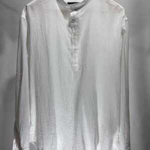 camisa de lino blanca
