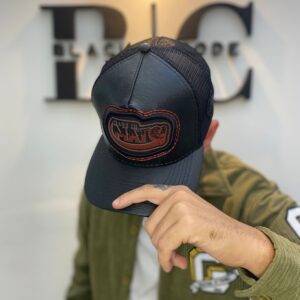 Gorra Made in Mato Black Leather